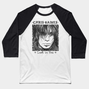 Chris Gaines // 90s Retro Punksthetic Fan Artwork Baseball T-Shirt